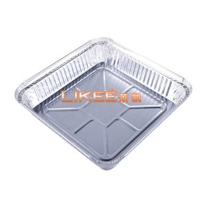 China Wrinkle wall 750ml Aluminium Foil Food Container No Color Fade factory