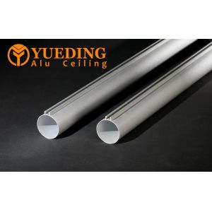 China Top Ceiling Aluminum Round Tube Powder Coating Fireproof factory