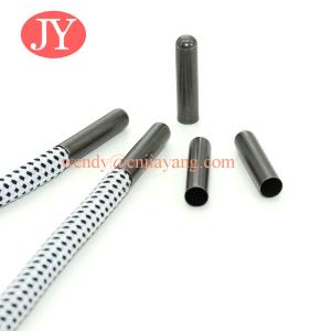 China 18.5mm Customized Engraved Logo Aglets For Strings factory