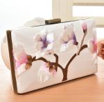 Evening bag retro hand-embroidered silk embroidered clutch bag banquet evening