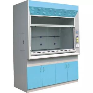 China 8Ft School Laboratory Furniture Lab Fume Hood With Sink Faucet Control Panel Vented factory