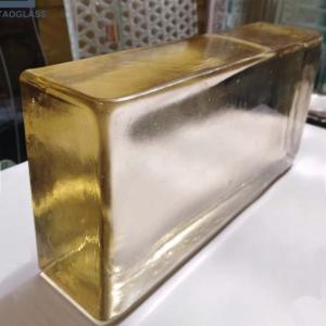 China Double Sided Ice Solid Transparent Glass Block Heat Preservation 200x100x50mm factory