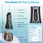 CE Home Water Flosser Cordless Oral Irrigator IPX7 Waterproof Grade Usb Cable
