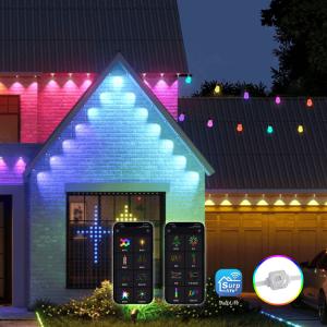 China 20mm 0.4W RGB DC12V LED House Eaves Light with 160 Degree Lighting Angle factory