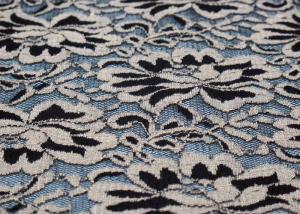 China Underwear High Tenacity Elastic Lace Fabric , Flower Lace Fabric CY-LW0790 factory