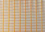 Lightweight SGS Glass Laminated Wire Mesh 2.5m Flexible Metal Mesh Fabric