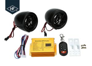 China Car Audio ABS Electric Motorcycle Parts , Motorcycle Alarm System MP3 FM Radio Stereo Speaker Music factory