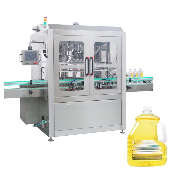 China Automatic Linear Type Edible Oil Glass PET Bottle Filling Machine factory