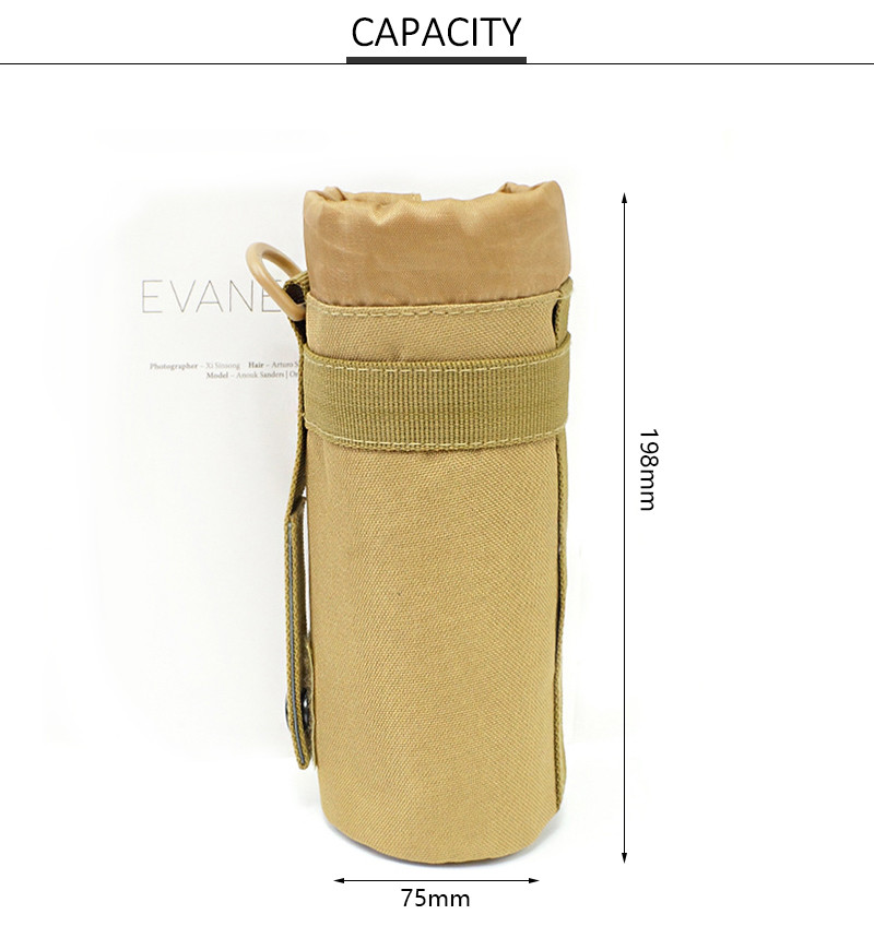 Travel Protective Waterproof Oxford Glass Water Bottle Cover