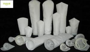 China Polyester Needle Felt Filter Bags with SS Snapband for Dust Removal Alkali Resistant factory