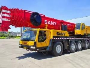 China Sany 220T Used Rough Terrain Crane Truck Mounted Mobile Crane 60000kg factory