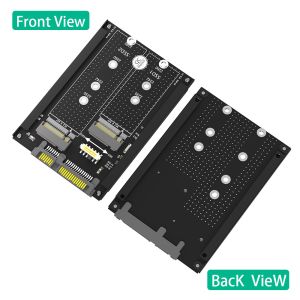Dual M.2 B Key/B&M Key SSD to 2.5" SATA III with STA 2.5 inches Frame Bracket