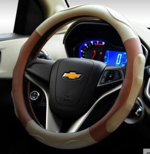 China Auto Car steering wheel cover for leather steering wheel hubs TOYOTA ,CHEVERLET,MAZDA,BUICK factory