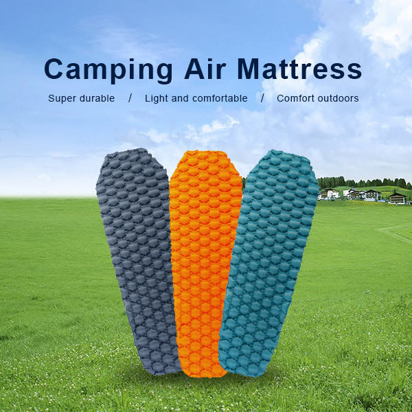 430g Portable Sleeping Pad Inflatable Sleeping Bag For Outdoor Backpacking