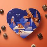 2024 Hot Sale Factory Customized Luxury Heart-Shaped Chocolate Gift Packaging
