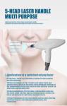 Commercial Q Switched ND YAG Laser Machine 1064 532 1320nm Nd Yag Tattoo Removal