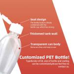 30ML Custom Pocket Plastic Sanitizer Bottle Hand Sanitizer Bottle Keychain