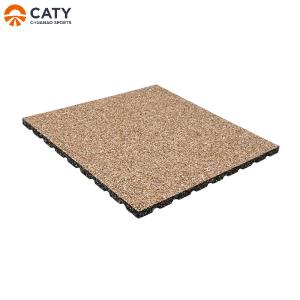 China Waterproof Sports Rubber Floor For Home Gym Anti Slip Practical factory