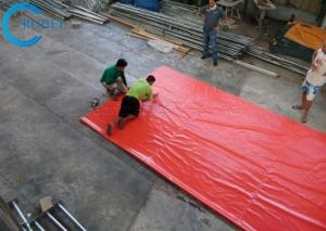 China Floating Turbidity Barrier Sediment Curtain Litter Floating Spill Containment Boom factory