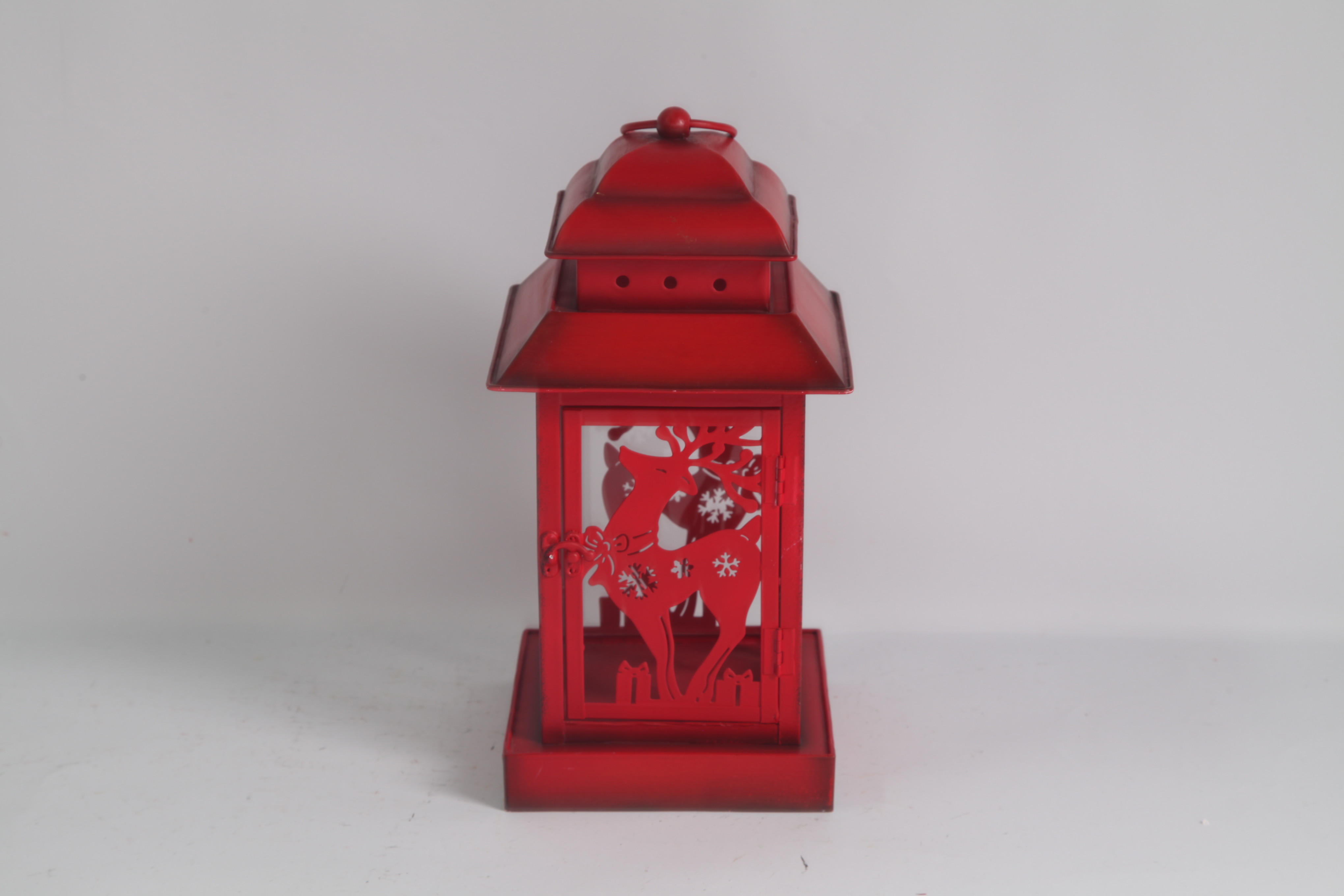 Exquisite Metal Holiday Red Lanterns With Modern Flair For Home For Garden