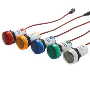 China 22mm Round Current Voltage high quality Indicator Light factory