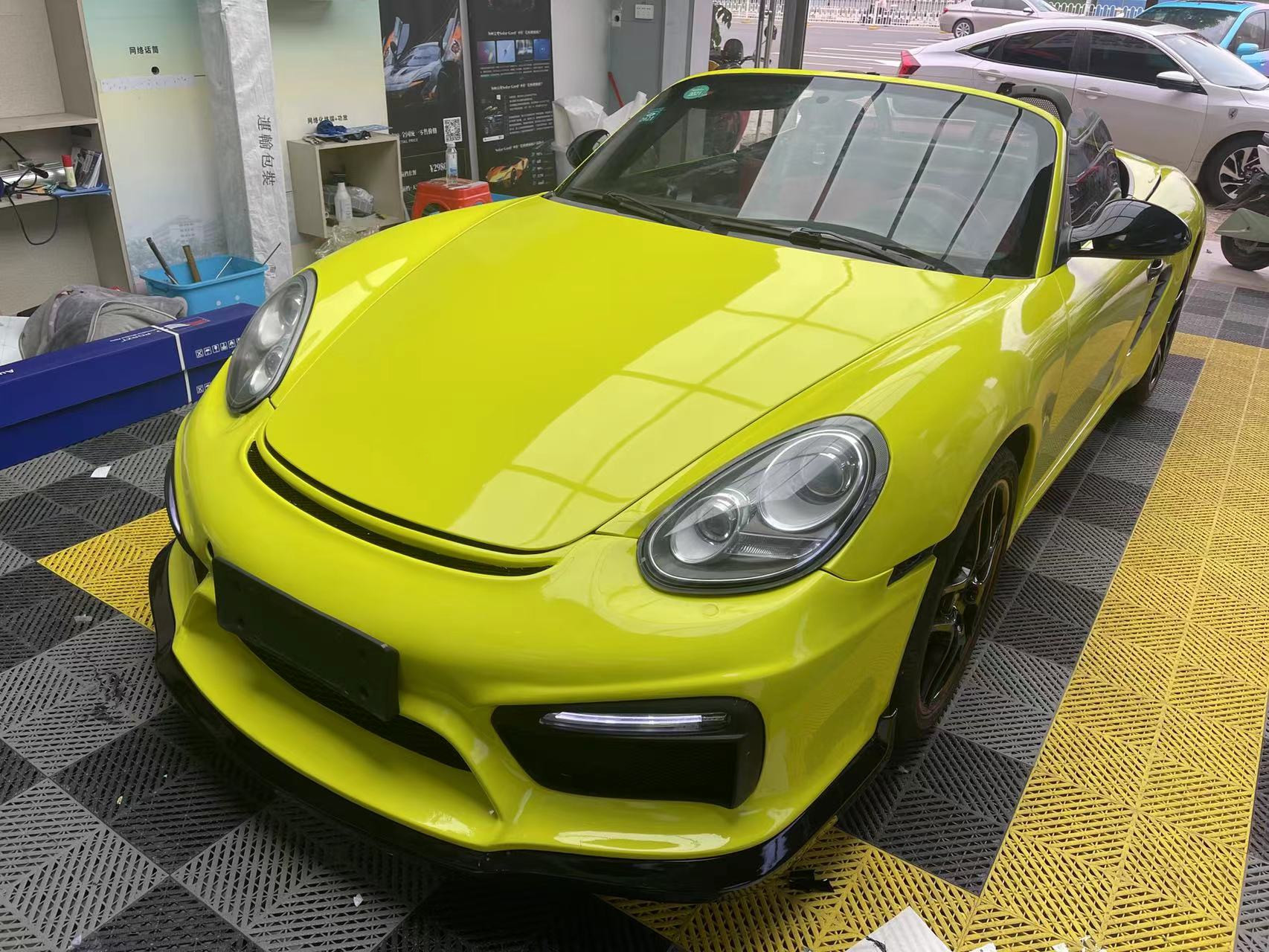 Products Sell Like Hot Cakes 987Cayman Body Kit GT4 Style Front and Rear Bumper Spoiler 2006-2012
