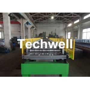 High Precision Steel Structure Floor Deck Roll Forming Machine For Metal Decking
