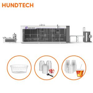 China HIPS PET Lid Industrial Thermoforming Machine 0.8MPa HT720600 factory