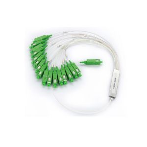 1X16 Blockless Planar Lightwave Circuit PLC SC APC PLC Splitter with Equal Ratio