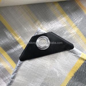 China PE Tarpaulin Heavy Duty Waterproof Tarpaulin with 6*6-16*16 Density factory