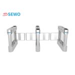 AC220V Swing Barrier Turnstile Stainless Steel High Speed Gym Security Gate