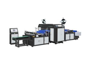 China High Speed Non Woven Box Bag Making Machine For Non Woven Sheet Cutting factory