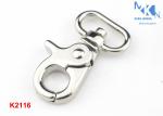 Purse Metal Swivel Snap Hook , High Polished Swivel Clips For Handbags