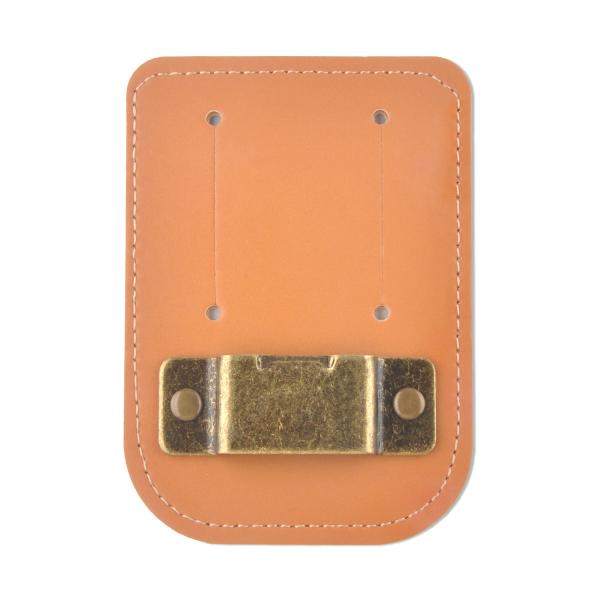 Durable Metal Real Leather Measure Holder Tape For Belt Measuring Tape Holster