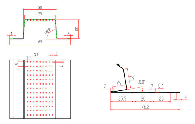 Professional Roof Panel Roll Forming Machine , Light Keel Roll Forming Machine