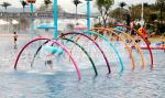 Colorful Carp Spray Park Equipment / Kids' Water Playground