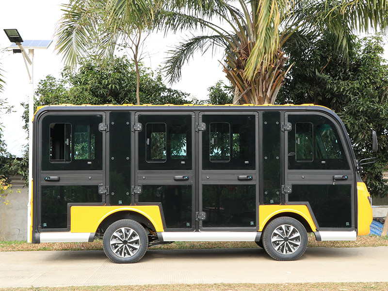 11 Passenger Fully Enclosed Electric Sightseeing Shuttle Bus