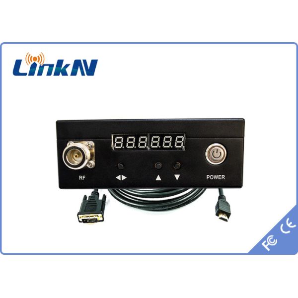 LKAV1508 Police COFDM Digital Video Transmitter AES256 Encryption Low Delay Long