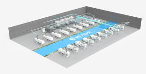 China Granular Material Vacuum Conveying System For Plastic Pipes Extrusion factory