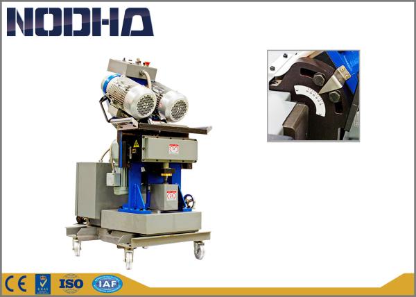 200KGS Industrial Milling Machine , Plate Chamfering Machine 8 To 40mm Plate