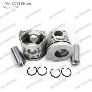 China 6D34 Engine Piston Pin Hole 36mm With Alfin Without Oil Gallery ME088990 For Mitsubishi Engine Spare Parts factory