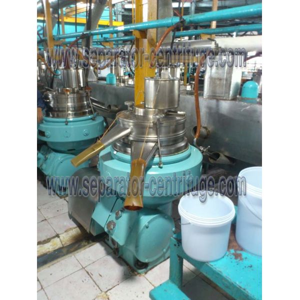 Latex Rubber Continuous Disc Stack Centrifuges Manual Discharge