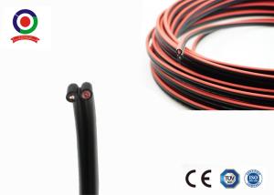 China 0.8mm Thickness Twin Core Solar Cable 4mm TUV CE Standard Tinned Copper Conductor factory