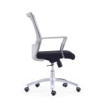 Modern Office Furniture Middle Back Mesh Back Fabric Seat Swivel Office Chair
