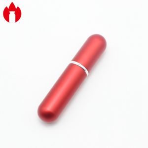 5ml Red Perfume Sample Glass Bottle Vial With Pump Spray