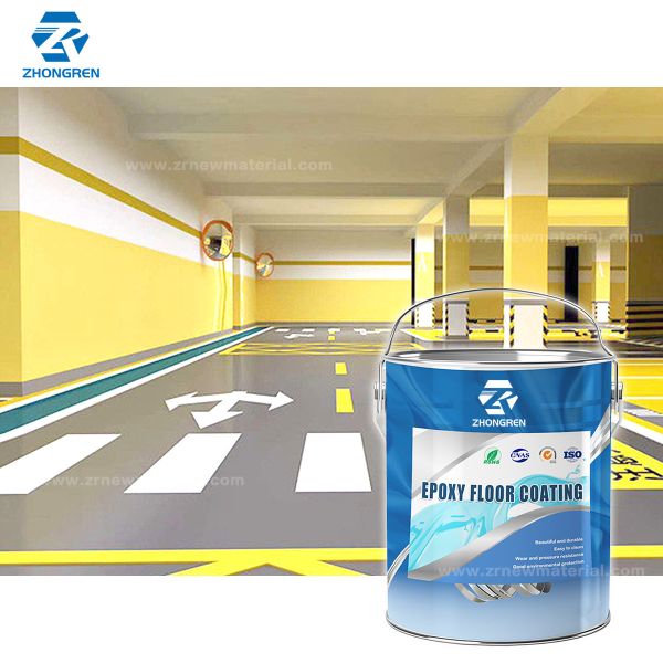 High Gloss Flat Floor Paint Liquid Coating Abrasion Resistance Heavy Duty Floor