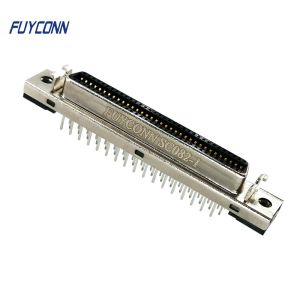68 Pin SCSI Connector PCB Straight Female 1.27mm Pitch MDR Connector