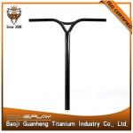 Black Titanium Scooter Bars Scooter Ti Bars GR9 Titanium 3AL 2.5V Material
