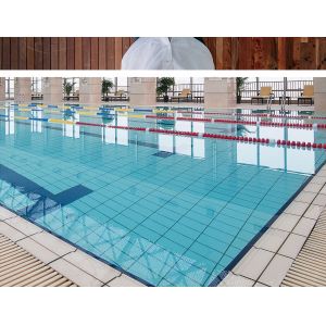 115x240mm Ceramic Pool Decking Tiles Glazed Edge Anti-Slip