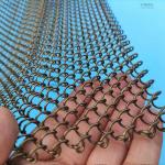 Metal Space Divider Coil Chain Link Drapery Curtain